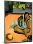 La Boudeuse (Te Faaturuma)-Paul Gauguin-Mounted Art Print