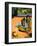 La Boudeuse (Te Faaturuma)-Paul Gauguin-Framed Art Print