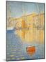 La boue rouge. The red buoy. St. Tropez 1895. Oil on canvas 81 x 65 cm R. F. 1957-12.-Paul Signac-Mounted Giclee Print