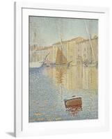 La Bouée rouge, Saint-Tropez-Paul Signac-Framed Giclee Print