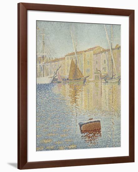 La Bouée rouge, Saint-Tropez-Paul Signac-Framed Giclee Print