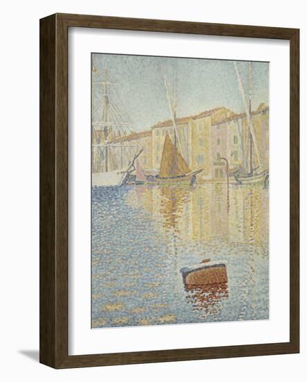 La Bouée rouge, Saint-Tropez-Paul Signac-Framed Giclee Print