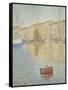 La Bouée rouge, Saint-Tropez-Paul Signac-Framed Stretched Canvas