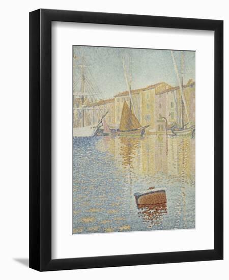 La Bouée rouge, Saint-Tropez-Paul Signac-Framed Premium Giclee Print