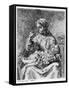 La Bouillie, 1861-Jean Francois Millet-Framed Stretched Canvas