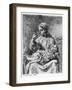 La Bouillie, 1861-Jean Francois Millet-Framed Giclee Print