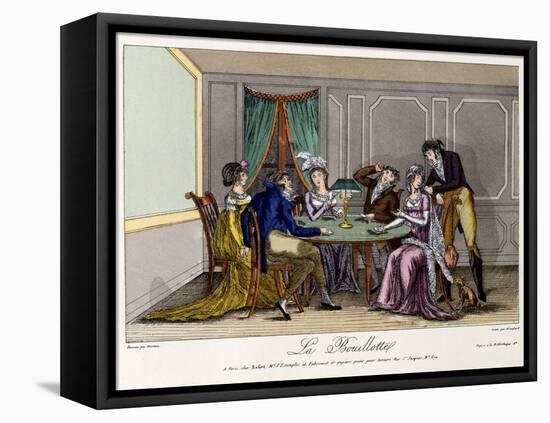 La Bouillotte, C.1810-null-Framed Stretched Canvas