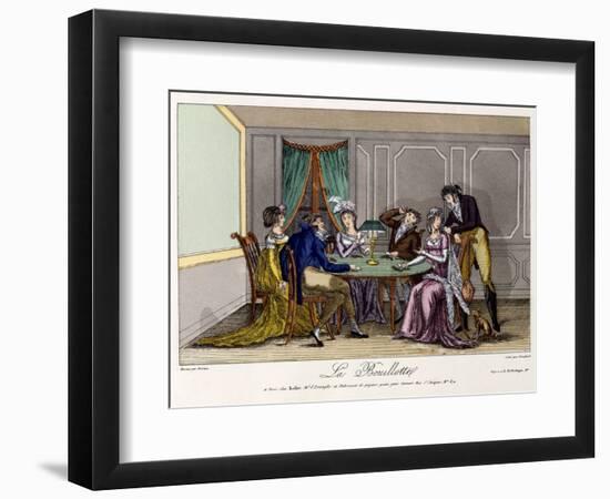 La Bouillotte, C.1810-null-Framed Premium Giclee Print