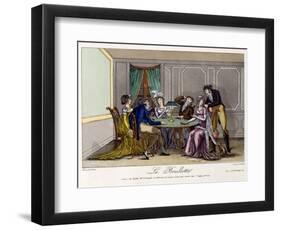 La Bouillotte, C.1810-null-Framed Premium Giclee Print