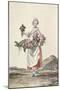 La Bouquetiere Garcon Cafetier, c18th century, (1903)-Jean-Pierre Houel-Mounted Giclee Print