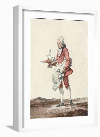 La Bouquetiere Garcon Cafetiere, c18th century, (1903)-Jean-Pierre Houel-Framed Giclee Print