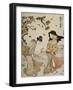 La bourrasque d'automne-Torii Kiyonaga-Framed Giclee Print