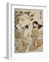 La bourrasque d'automne-Torii Kiyonaga-Framed Giclee Print