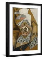 La Bouteille D'Anis (The Bottle of Anís Del Mono)-Juan Gris-Framed Giclee Print