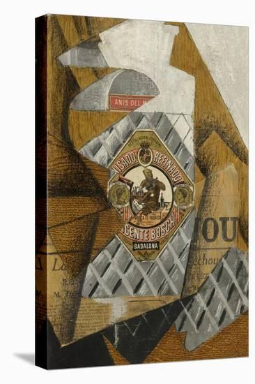 La Bouteille D'Anis (The Bottle of Anís Del Mono)-Juan Gris-Stretched Canvas