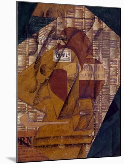 La Bouteille de rhum de la Martinique-Juan Gris-Mounted Giclee Print