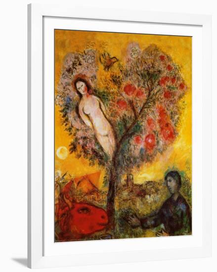 La Branche-Marc Chagall-Framed Art Print