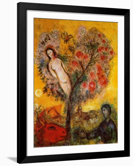 La Branche-Marc Chagall-Framed Art Print