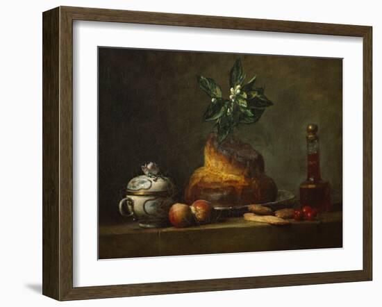 La Brioche-Jean-Baptiste Simeon Chardin-Framed Giclee Print