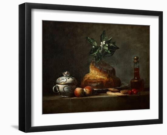 La Brioche-Jean-Baptiste Simeon Chardin-Framed Giclee Print