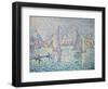 La Brume Verte, Venise, 1904-Paul Signac-Framed Giclee Print