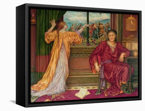 La Cage Doree - the Gilded Cage , by De Morgan, Evelyn (1855-1919). Oil on Canvas, between 1900 And-Evelyn De Morgan-Framed Stretched Canvas