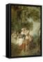 La Cage-Nicolas Lancret-Framed Stretched Canvas