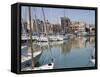 La Cala Port, Palermo, Sicily, Italy, Mediterranean, Europe-Martin Child-Framed Stretched Canvas