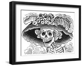 La Calavera de La Catrina, 1913-Jose Guadalupe Posada-Framed Giclee Print