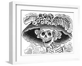 La Calavera de La Catrina, 1913-Jose Guadalupe Posada-Framed Giclee Print