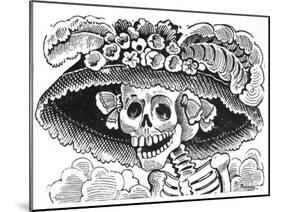 La Calavera de La Catrina, 1913-Jose Guadalupe Posada-Mounted Giclee Print