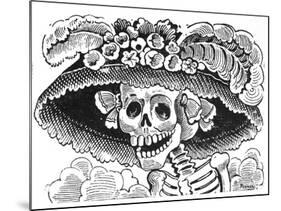 La Calavera de La Catrina, 1913-Jose Guadalupe Posada-Mounted Giclee Print