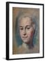 'La Camargo', c1743-Maurice-quentin De La Tour-Framed Giclee Print