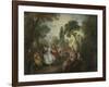 La Camargo Dancing, 1730-Nicolas Lancret-Framed Art Print