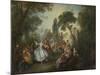 La Camargo Dancing, 1730-Nicolas Lancret-Mounted Art Print