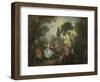 La Camargo Dancing, 1730-Nicolas Lancret-Framed Art Print