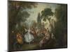 La Camargo Dancing, 1730-Nicolas Lancret-Mounted Art Print