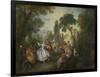 La Camargo Dancing, 1730-Nicolas Lancret-Framed Art Print