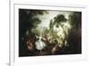 La Camargo Dancing-Nicolas Lancret-Framed Art Print