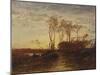 La Camargue, coucher de soleil-Félix Ziem-Mounted Giclee Print