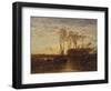 La Camargue, coucher de soleil-Félix Ziem-Framed Giclee Print