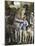 La Camera Degli Sposi: Grooms with Horse and Two Dogs-Andrea Mantegna-Mounted Giclee Print