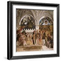 La Camera Degli Sposi: North Wall-Andrea Mantegna-Framed Giclee Print