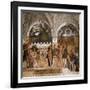 La Camera Degli Sposi: North Wall-Andrea Mantegna-Framed Giclee Print