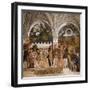 La Camera Degli Sposi: North Wall-Andrea Mantegna-Framed Premium Giclee Print