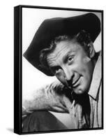 La captive aux yeux clairs THE BIG SKY by HowardHawks with Kirk Douglas, 1952 (b/w photo)-null-Framed Stretched Canvas