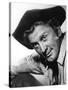 La captive aux yeux clairs THE BIG SKY by HowardHawks with Kirk Douglas, 1952 (b/w photo)-null-Stretched Canvas