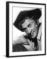 La captive aux yeux clairs THE BIG SKY by HowardHawks with Kirk Douglas, 1952 (b/w photo)-null-Framed Photo