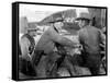 La Caravane heroique (Virginia City) by MichaelCurtiz with Errol Flynn and Randolph Scott, 1940 (b/-null-Framed Stretched Canvas