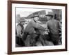 La Caravane heroique (Virginia City) by MichaelCurtiz with Errol Flynn and Randolph Scott, 1940 (b/-null-Framed Photo